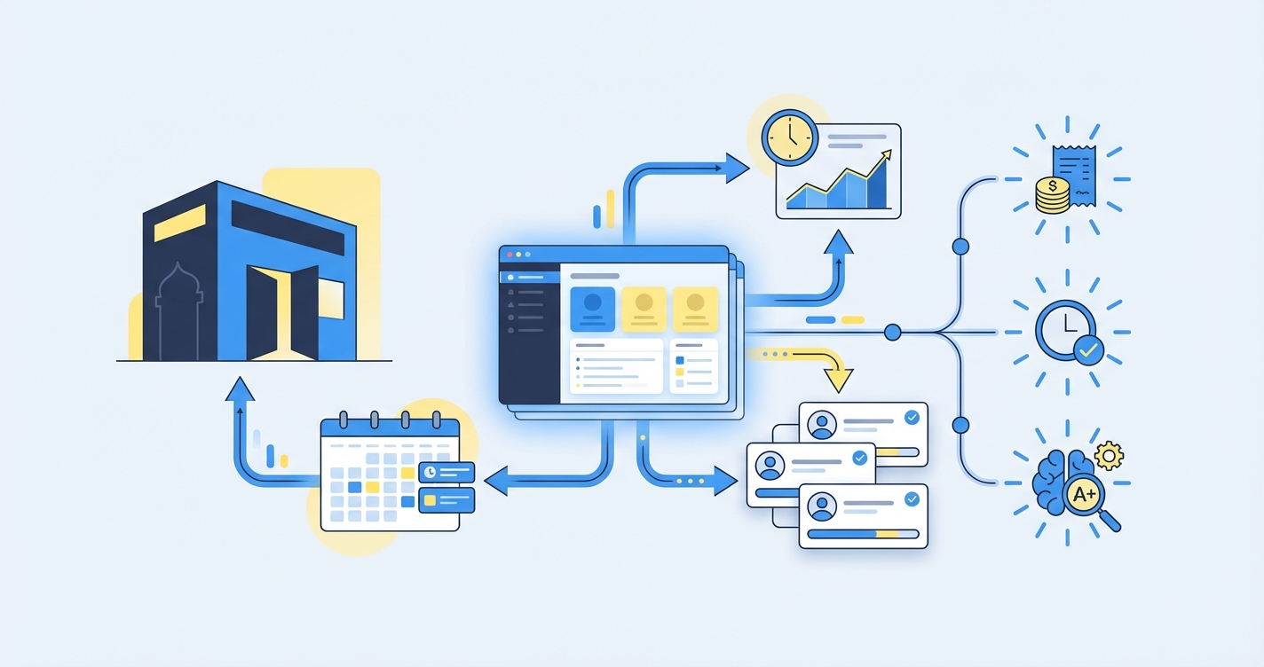 Stylized illustration for blog: Best Coaching Management Software India 2026: Complete Comparison