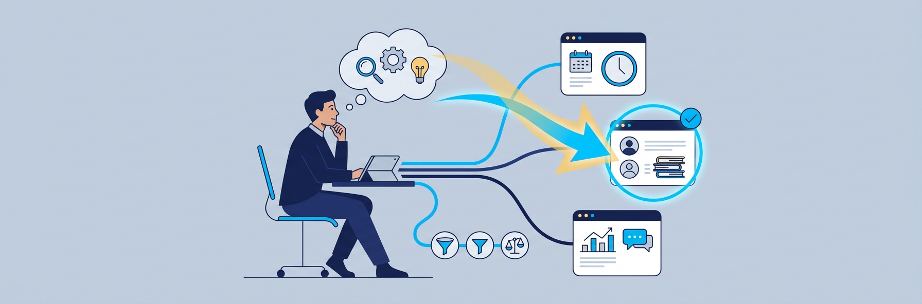 Illustration for section: How to Choose the Right Software