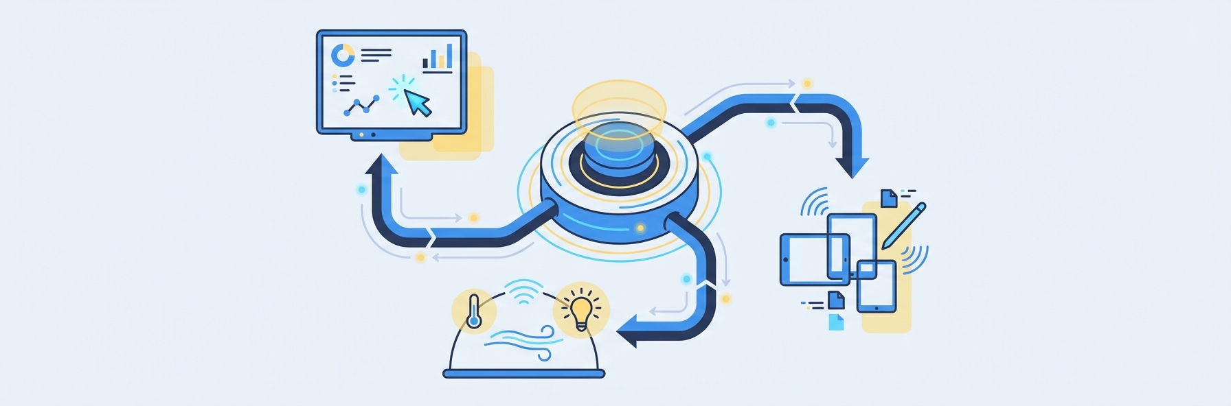 Illustration for section: Essential Components of Smart Classroom Technology