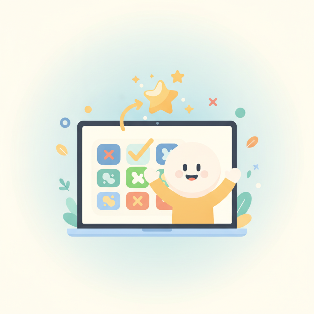 Creating an online quiz with ProProfs Quiz Maker.