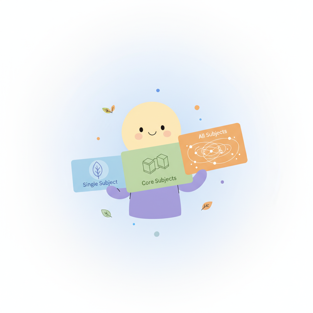 A comparison of the monthly subscription costs for different IXL plans for families.