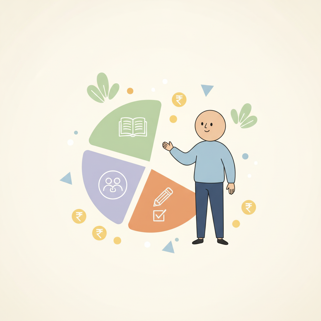 A visual breakdown of the pmp certification course cost in India for 2026.